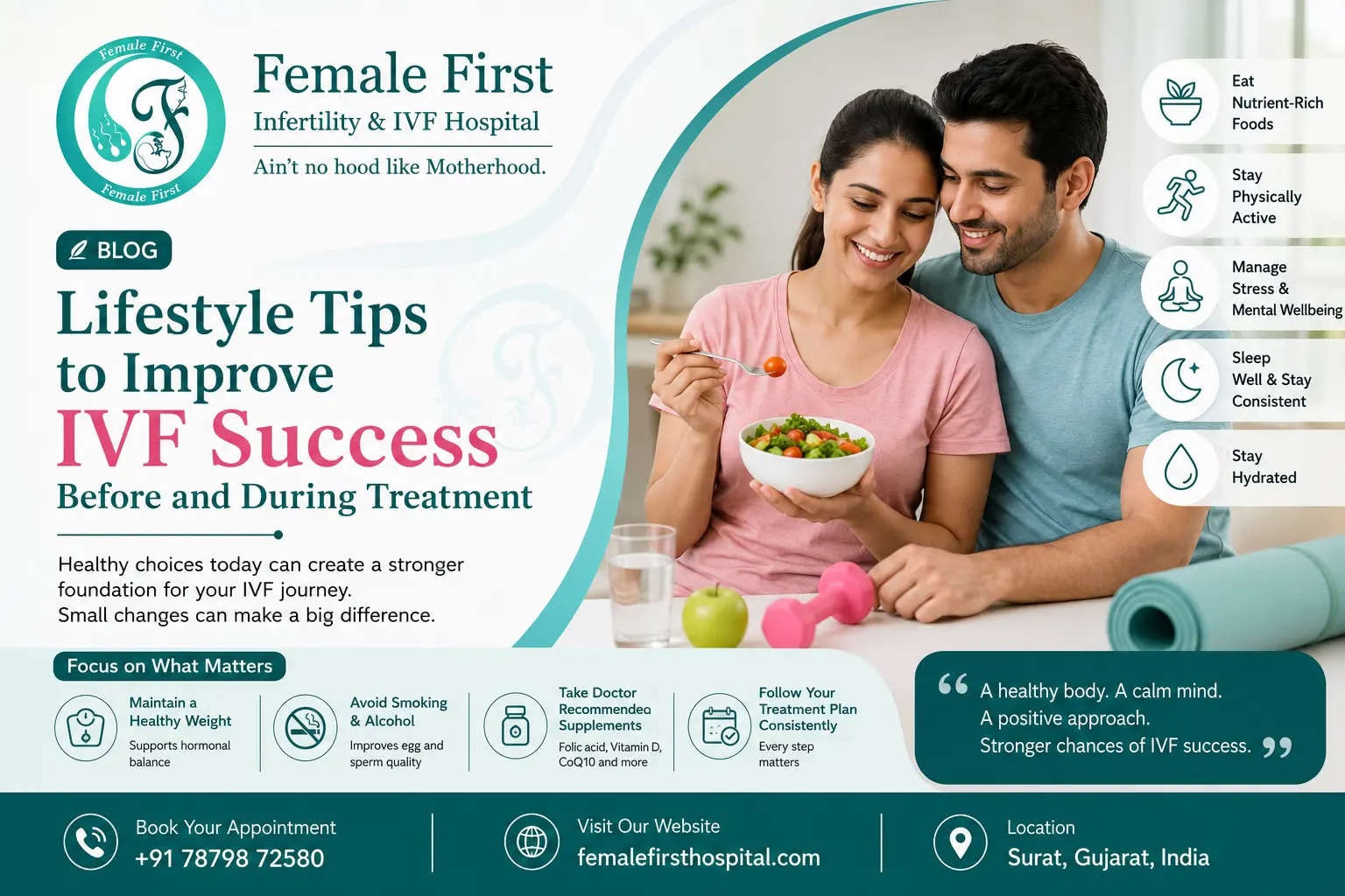 lifestyle tips to improve IVF success